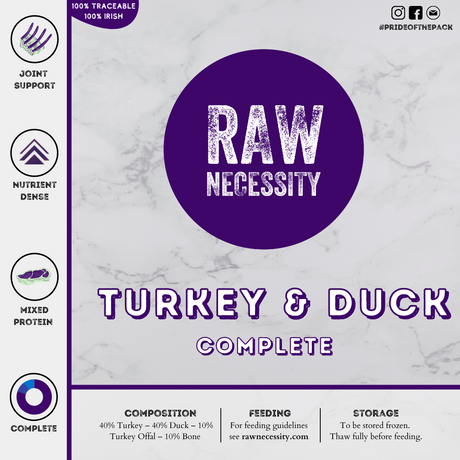 Raw Necessity Turkey and Duck Complete 1kg